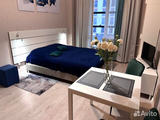 

Квартира-студия, 27 м², 1 кровать