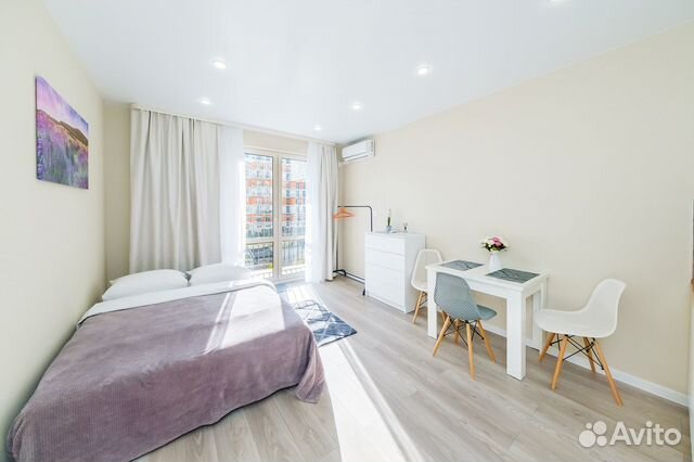 

Квартира-студия, 26 м², 2 кровати