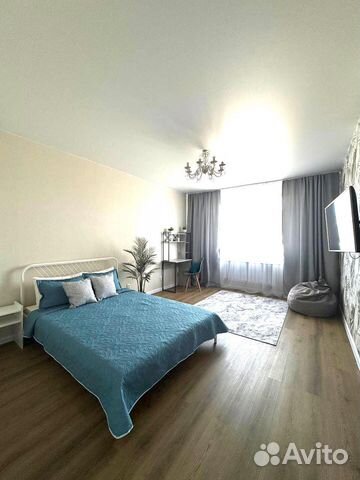 

1-к. квартира, 45 м², 2 кровати