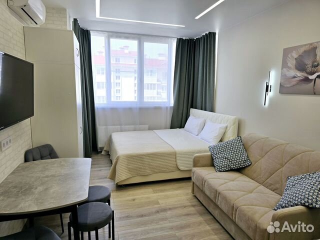 

Квартира-студия, 23 м², 2 кровати