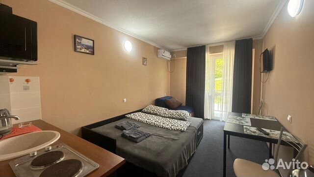 

Квартира-студия, 25 м², 2 кровати