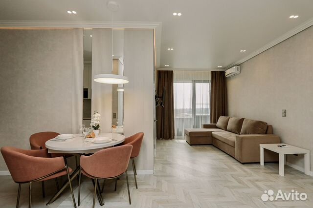

1-к. квартира, 46 м², 2 кровати