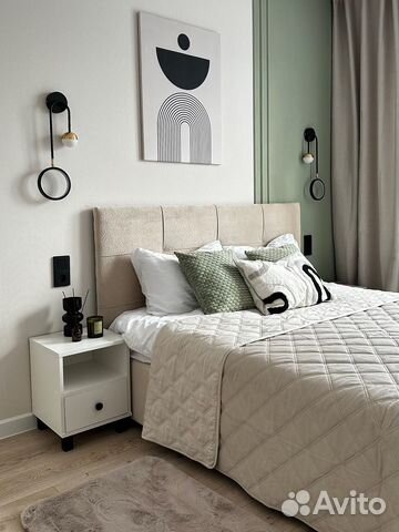 

1-к. квартира, 46 м², 2 кровати