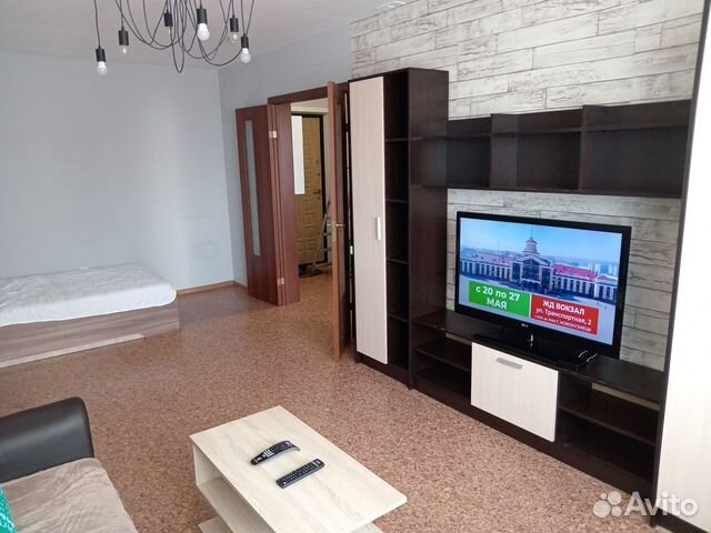 

1-к. квартира, 38 м², 2 кровати