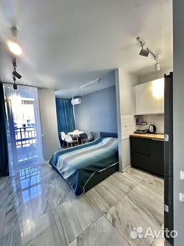 

Квартира-студия, 37 м², 2 кровати