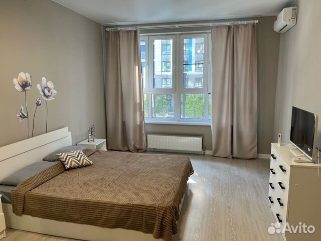 

1-к. квартира, 48,6 м², 2 кровати