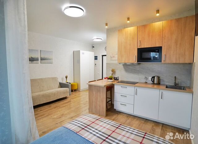 

Квартира-студия, 30 м², 2 кровати