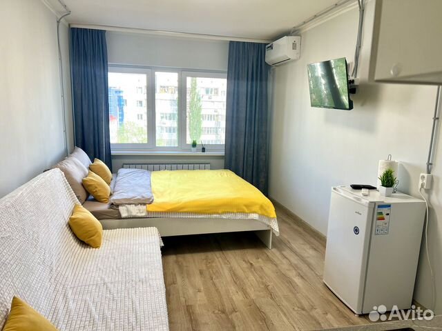 

Квартира-студия, 35 м², 2 кровати