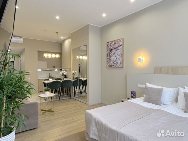 

Квартира-студия, 40 м², 2 кровати