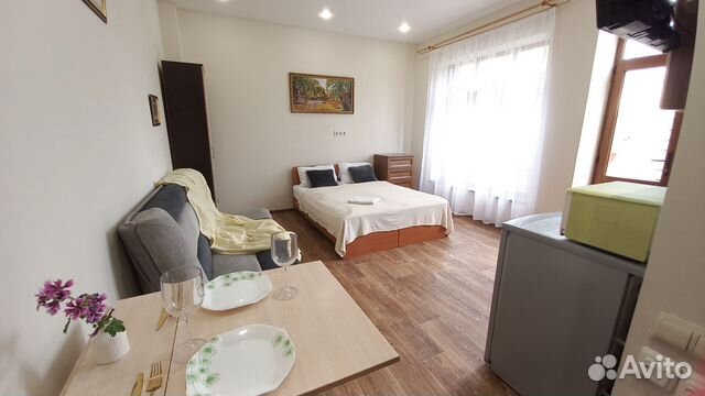 

Квартира-студия, 15 м², 3 кровати