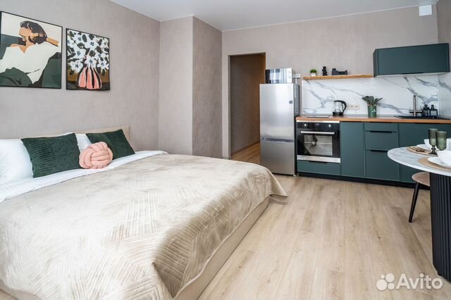 

Квартира-студия, 30 м², 1 кровать