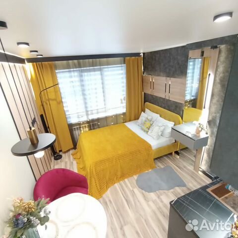 

Квартира-студия, 25 м², 1 кровать
