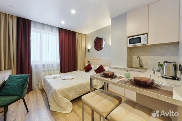 

Квартира-студия, 18 м², 1 кровать