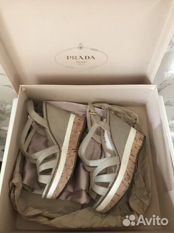 Босоножки туфли Prada оригинал