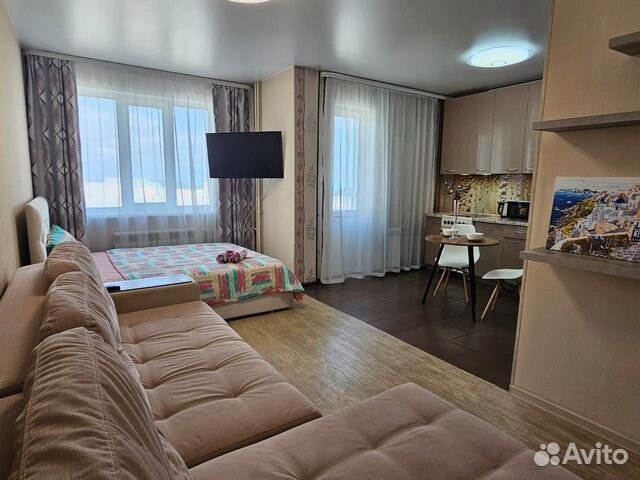 

Квартира-студия, 34,5 м², 2 кровати