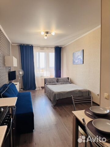 

Квартира-студия, 29 м², 2 кровати