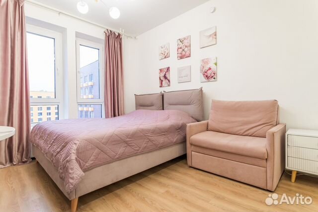 

Квартира-студия, 26 м², 2 кровати