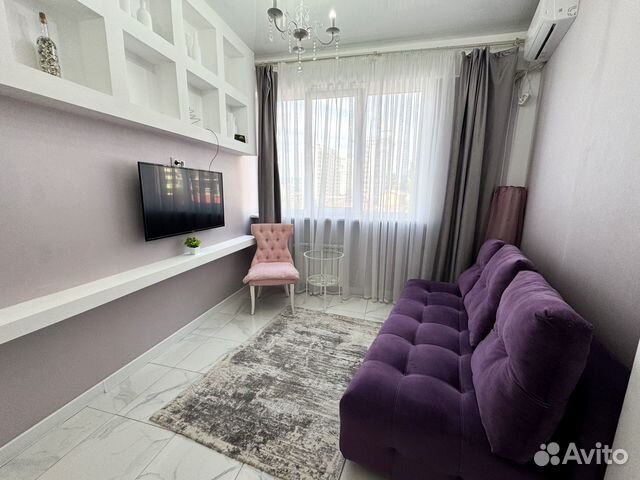 

1-к. квартира, 44 м², 2 кровати