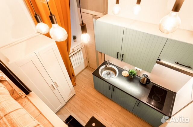 

Квартира-студия, 15 м², 2 кровати