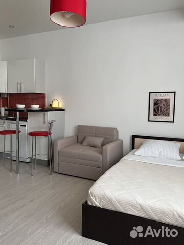 

Квартира-студия, 36 м², 3 кровати