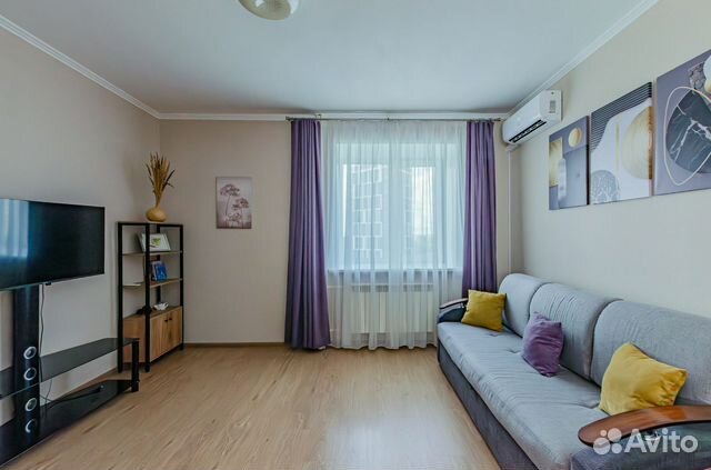 

1-к. квартира, 38 м², 2 кровати