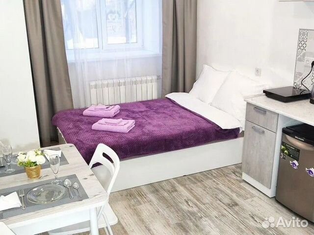 

Квартира-студия, 14 м², 1 кровать