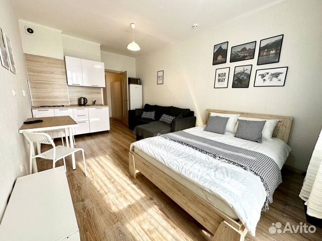 

Квартира-студия, 33,4 м², 2 кровати