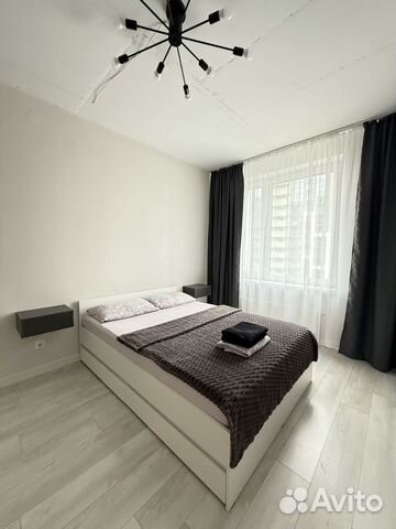 

1-к. квартира, 52 м², 2 кровати