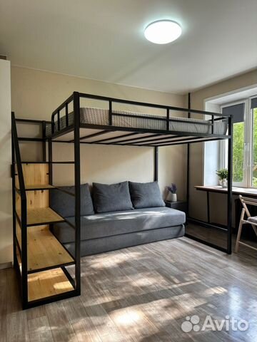 

Квартира-студия, 25 м², 2 кровати