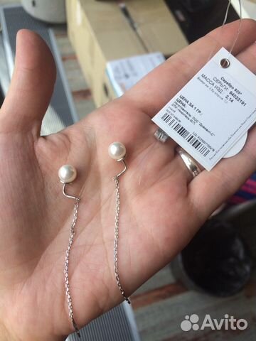 Серебряные серьги Sokolov новые Серебряные серьги Sokolov новые