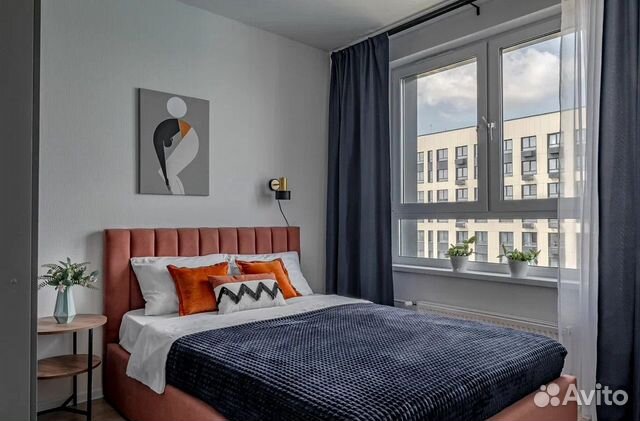 

1-к. квартира, 32 м², 2 кровати