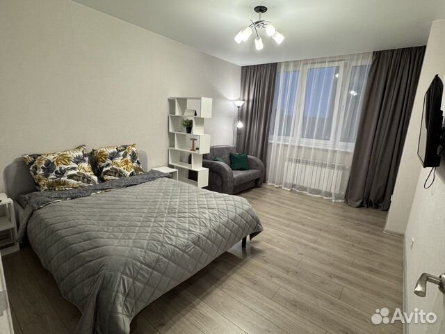 

1-к. квартира, 42 м², 2 кровати