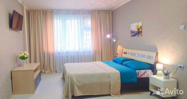 

1-к. квартира, 38 м², 2 кровати