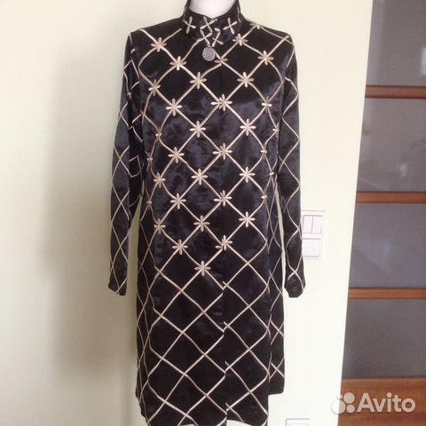 Плащ, новый, черный Плащ, новый, черный