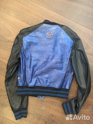 Куртка кожаная Philipp Plein оригинал