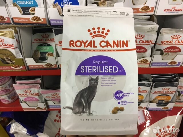 Royal canin sterilised для кошек 2 кг