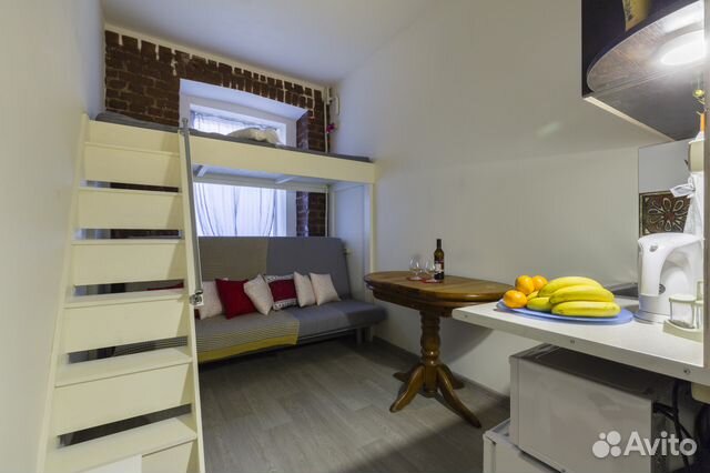 

Квартира-студия, 12 м², 2 кровати