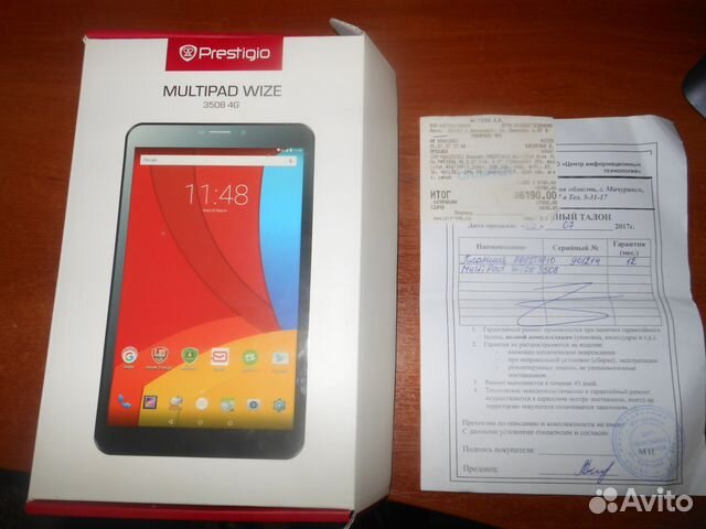 Планшет Prestigio MultiPad Wize 3508 4G