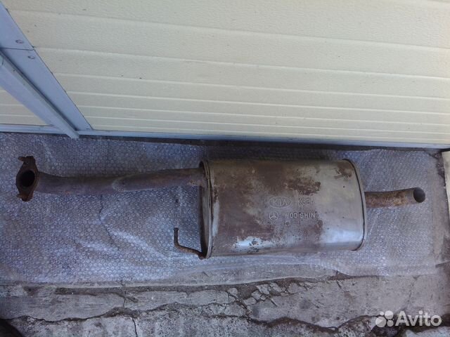 Киа Рио 1 универсал глушитель