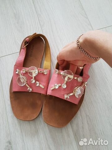 Сандали (босоножки) miu miu р.36,5