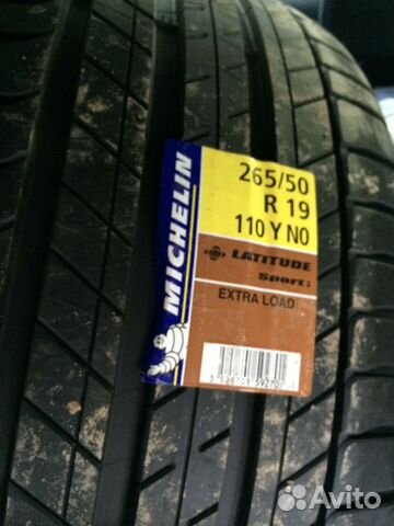 Новые Michelin Latitude Sport-3 NO 265/50 R19 Y