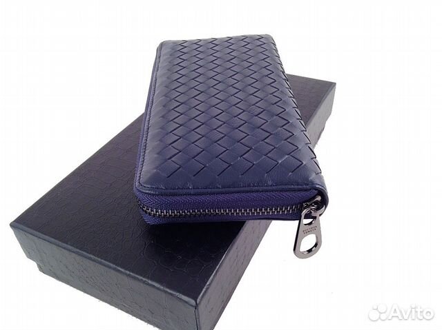 Кожаный клатч, кошелек Bottega Veneta арт.998-1