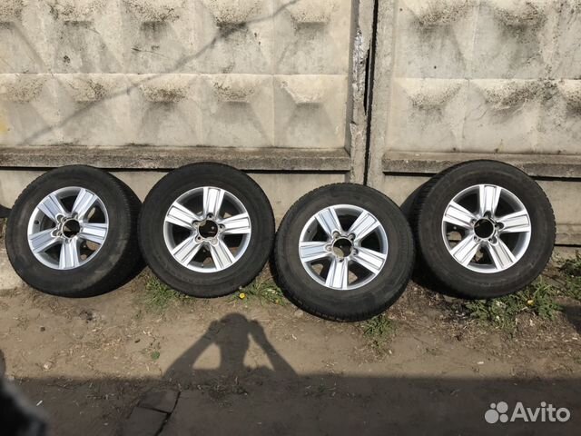 Диски с зимней резиной на LC200 285/60R18 5x150