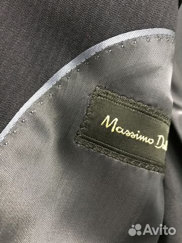 Пиджак мужской Massimo Dutti синий с этикеткой
