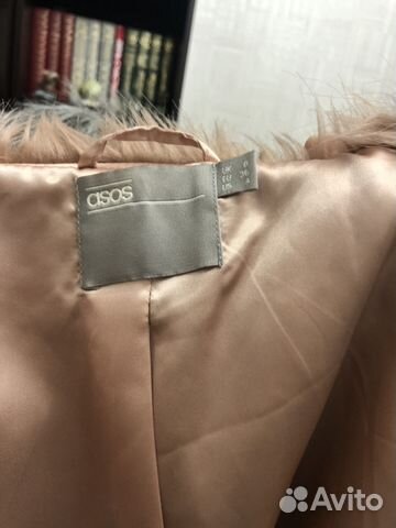 Шуба из искусственного меха ASOS