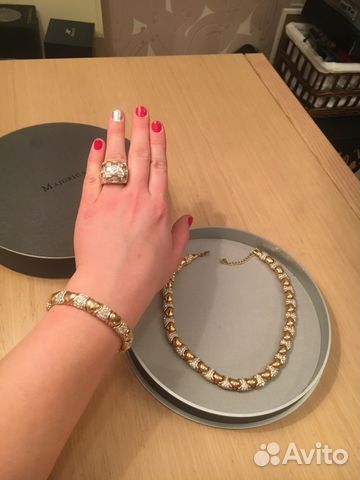 Люксовая бижутерия (колье, браслет, кольцо) Люксовая бижутерия (колье, браслет, кольцо)