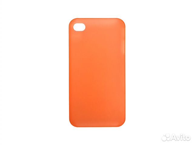 84012373227 Чехол Simple для iPhone 4/4s, оранжевый