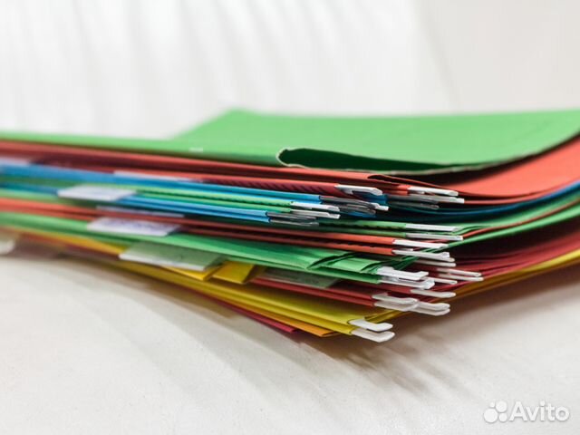 Подвесные папки для картотек