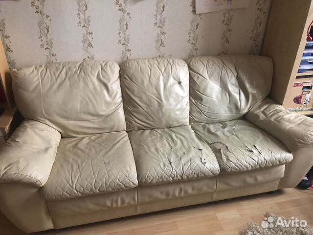 Диван кожаный
