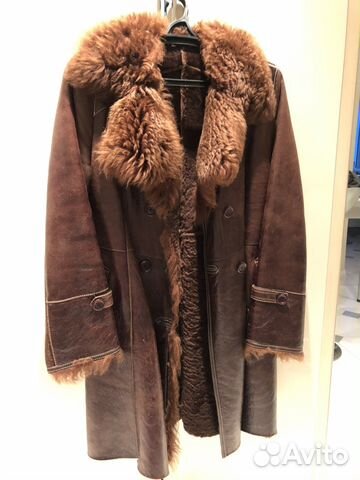 Дубленка натуральная, кожаное пальто зимнее